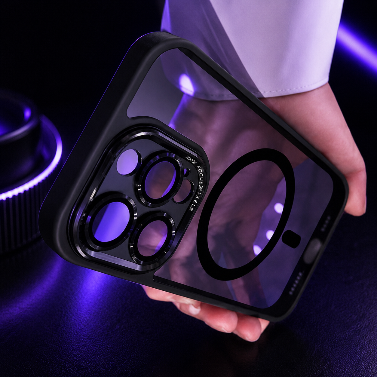 Luxury Magnetic iPhone Case - Metal Lens- 11 to 17 Pro Max